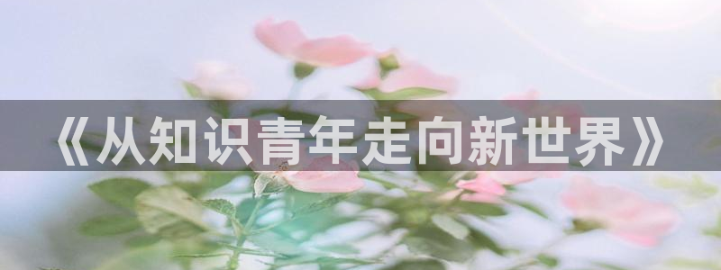 笔趣书阁软件下载：《从知识青年走向新世界》